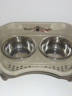 Neater Feeder System for Small Dog, Cat or Puppy - 2 Bowls & Stand